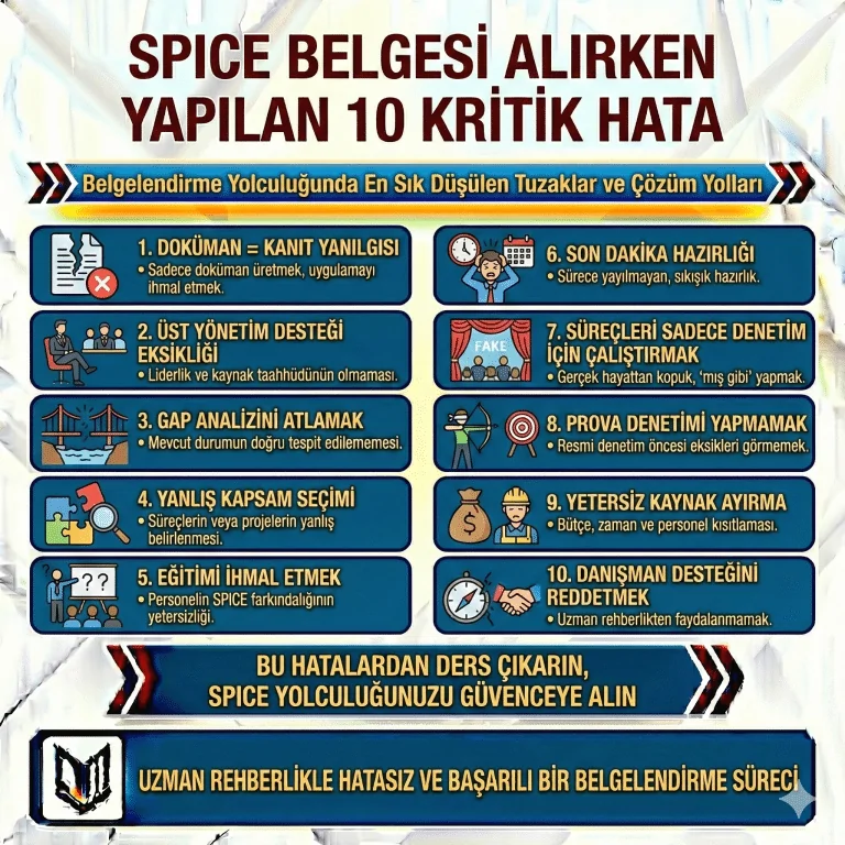 SPICE Belgesi Alırken Yapılan 10 Kritik Hata