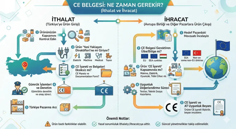 İthalat ve İhracatta CE Belgesi Ne Zaman Gerekir?