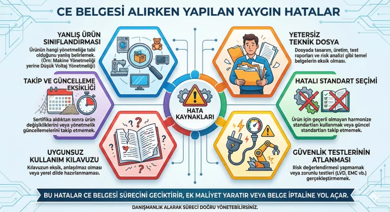CE Belgesi Alırken Yapılan Yaygın Hatalar