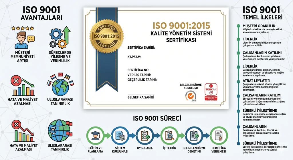 Ankara'da ISO 9001 Sertifika Danışmanlığı