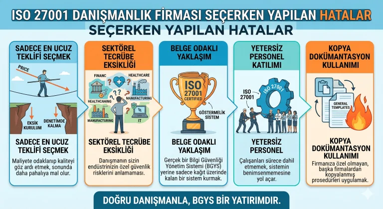 ISO 27001 Danışmanlık Firması Seçerken Yapılan Hatalar