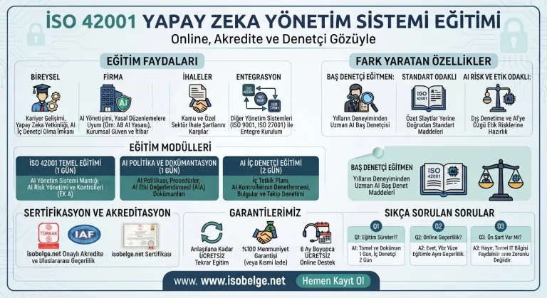 ISO 42001 Eğitimi Almak (Online ve Sertifikalı)